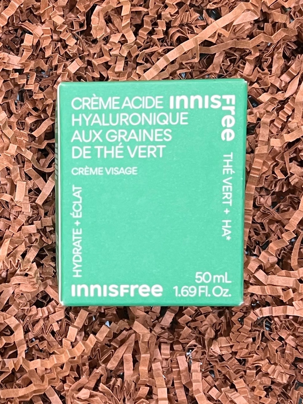 New Full Size Innisfree Green Tea Seed Hyaluronic Acid Facial Cream~$30 Retail